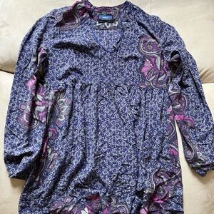 Mexx Purple and Pink Floral Blouse